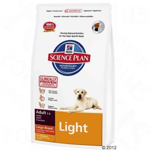 Hill's Canine Adult Light Large Breed, 3kg - 15,45€